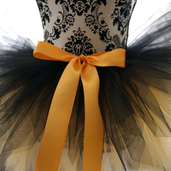 Black and Gold Tutu - Adult Tutu - Bachelorette Tutu