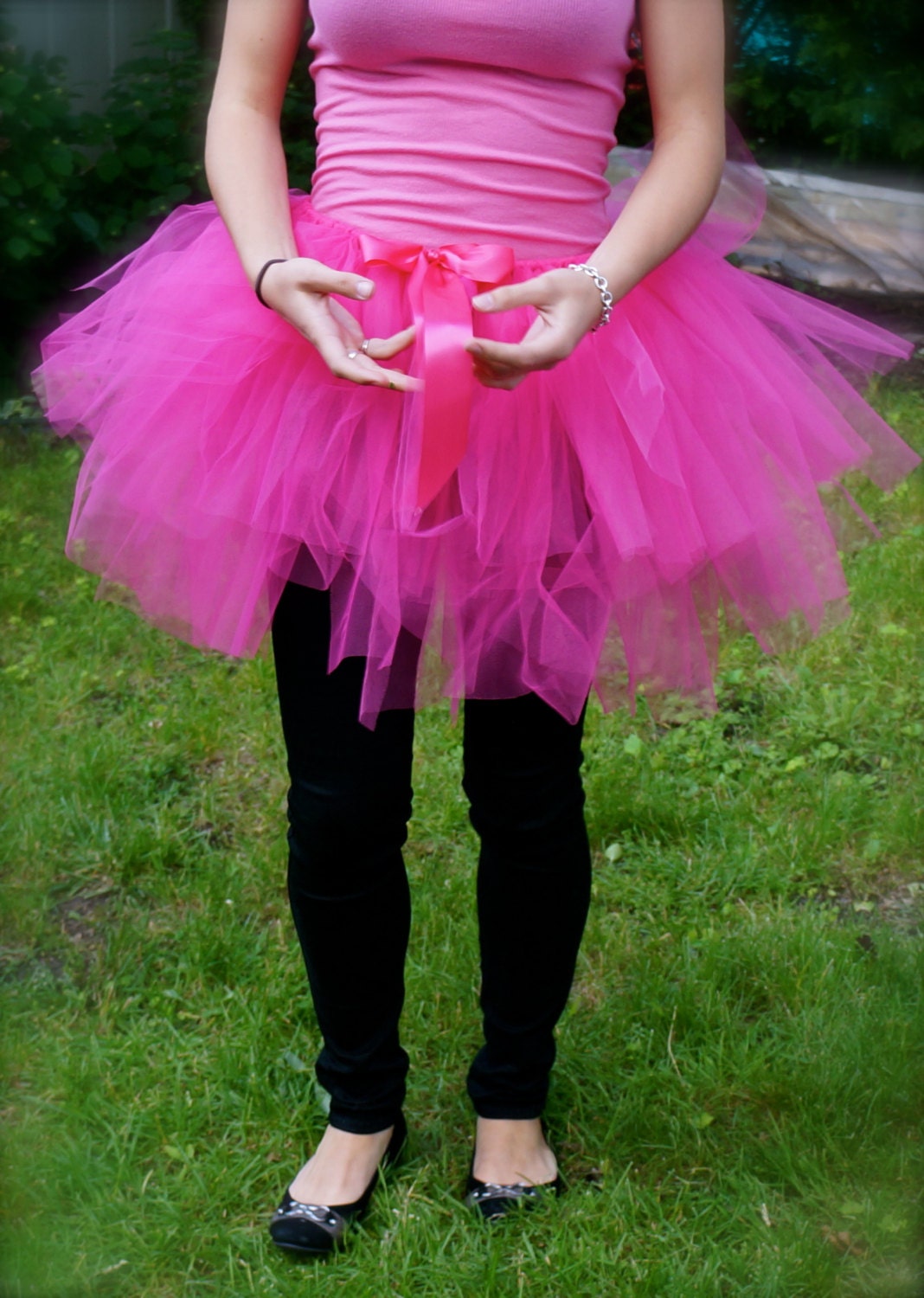 Hot Pink Adult Tutu adjustable Etsy