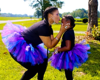 Mother Daughter Tutus - Purple Tutus  - Halloween Tutus