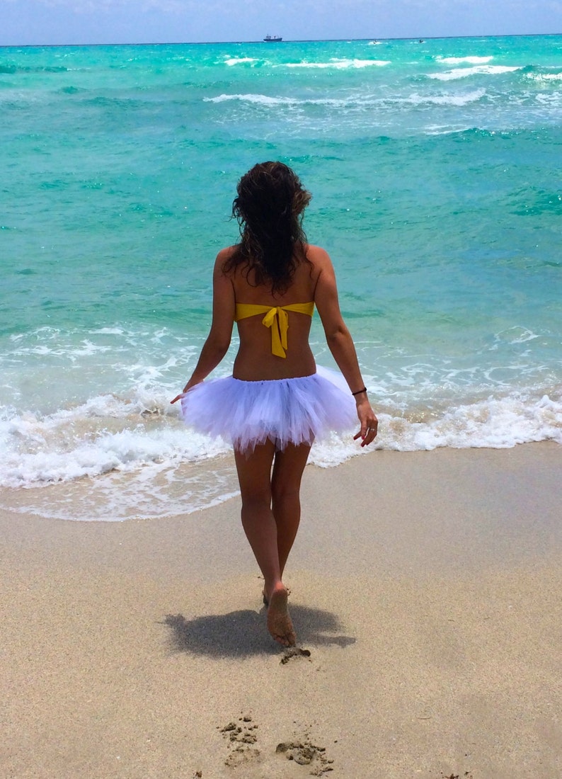 Running Tutu White Tutu Bachelorette Tutu Adult Tutu Rave Tutu