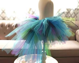 Handmade Peacock Tulle Tutu - Toddler Costume