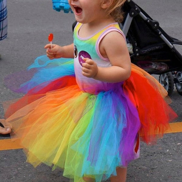 Kid's Tutu - Rainbow Tutu - Girl's Tutu - Pride Tutu  - Children's Tutu