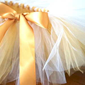 Baby Tutu Gold and Cream Tutu Gold and Ivory Tutu image 3