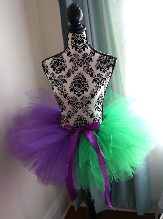purple and green tutu dress Super Green Man Tutu with Cape and Mask 6/7