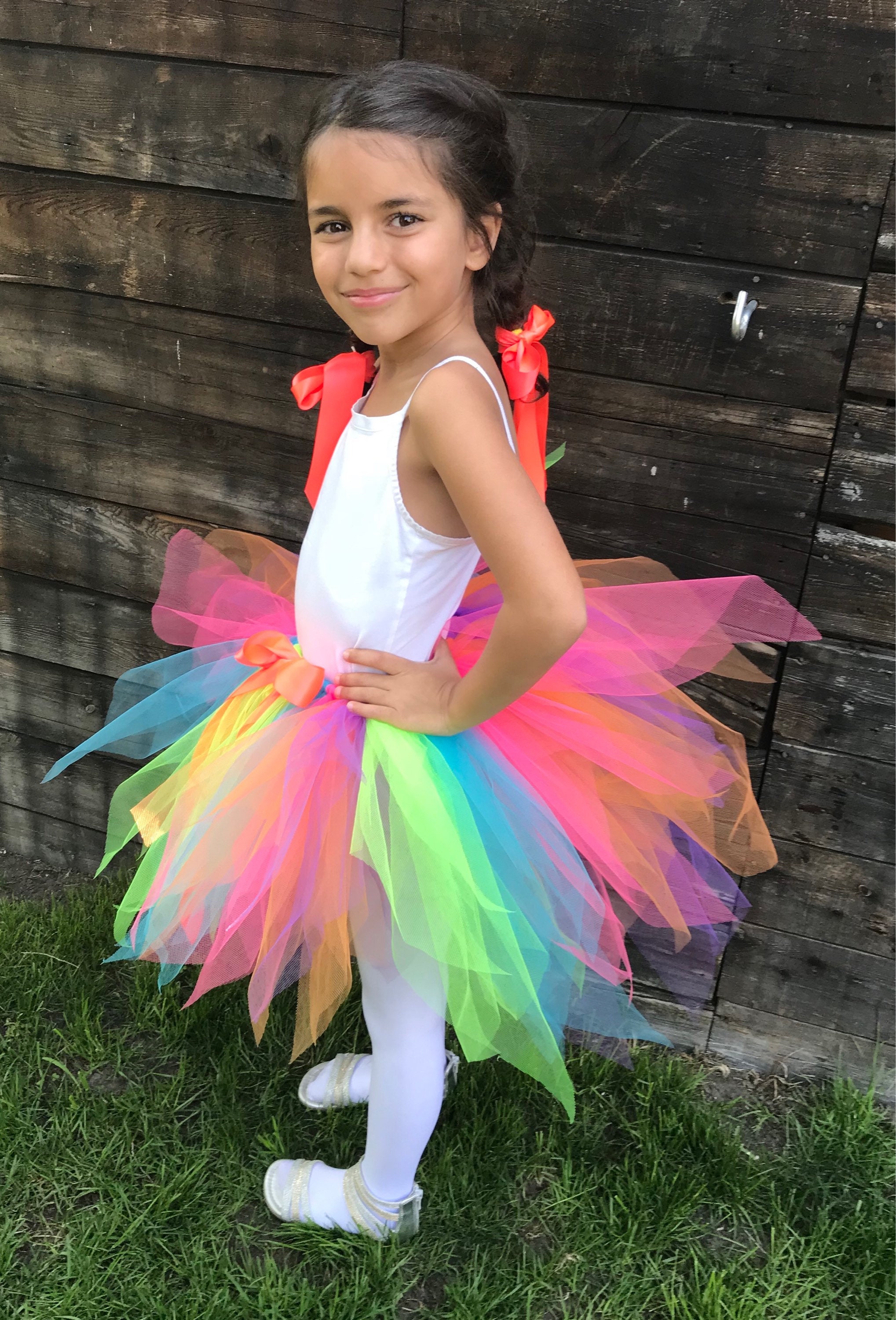 neon tutu dress One Shoulder Maxi Tutu Dress Neon Green