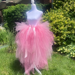 Pink Witch Tutu Adult Good Witch Costume Fairy Pixie Skirt Halloween Plus Size