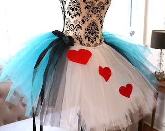 Adult Alicey Wonderland Tutu with Hearts