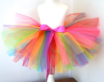 Child's Rainbow Tutu - Girl's Tutu - Colorful Tutu