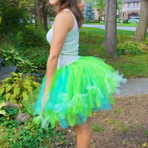 Arielish Tutu Adult Tutu Green Tutu Halloween Tutu Mermaid Tutu image 5