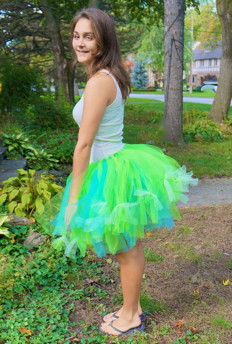 Arielish Tutu Adult Tutu Green Tutu Halloween Tutu Mermaid Tutu image 5