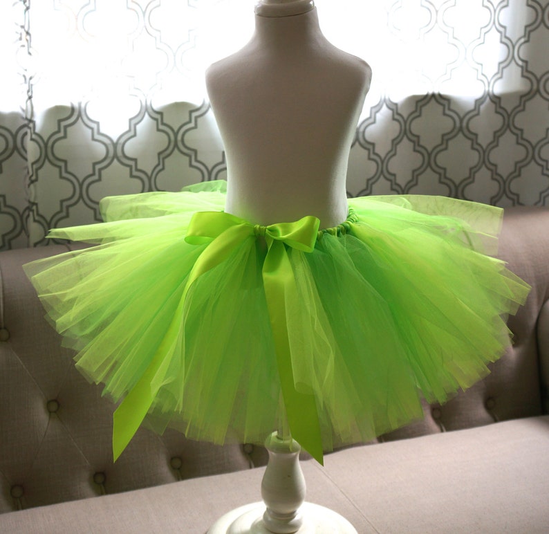 Green Tutu Girl's Tutu Bright Green Tutu Christmas Etsy