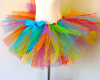 Rainbow Tutu - Kid's Tutu - Girl's Tutu