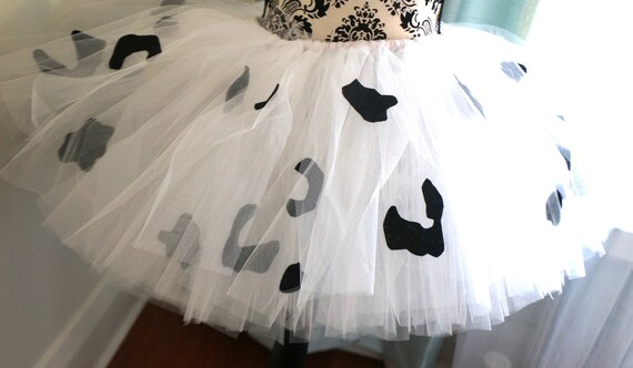 Cow print tutu clearance skirt