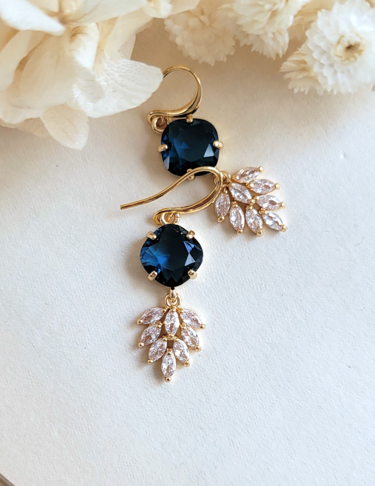 Earrings Statement Necklace For Navy Dress Oxidised Earrings For