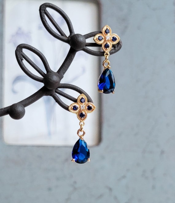 Set di orecchini da donna delicati per orecchini da donna in argento Sterling 925 con zirconia cubica lucida, Argento sterling, Zirconia cubica