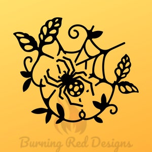 Cute Spider Web Decal | Laptop Sticker | Notebook Sticker | Holographic Decal