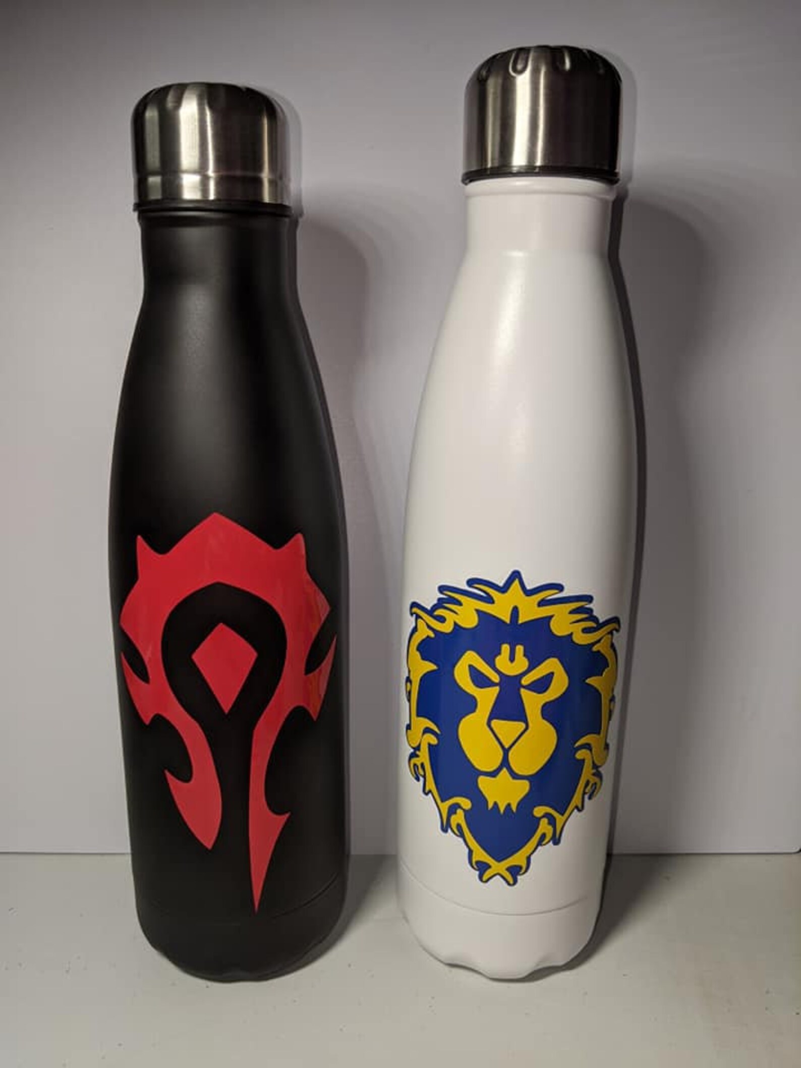 World of Warcraft Stainless Steel Water Bottles Horde Etsy