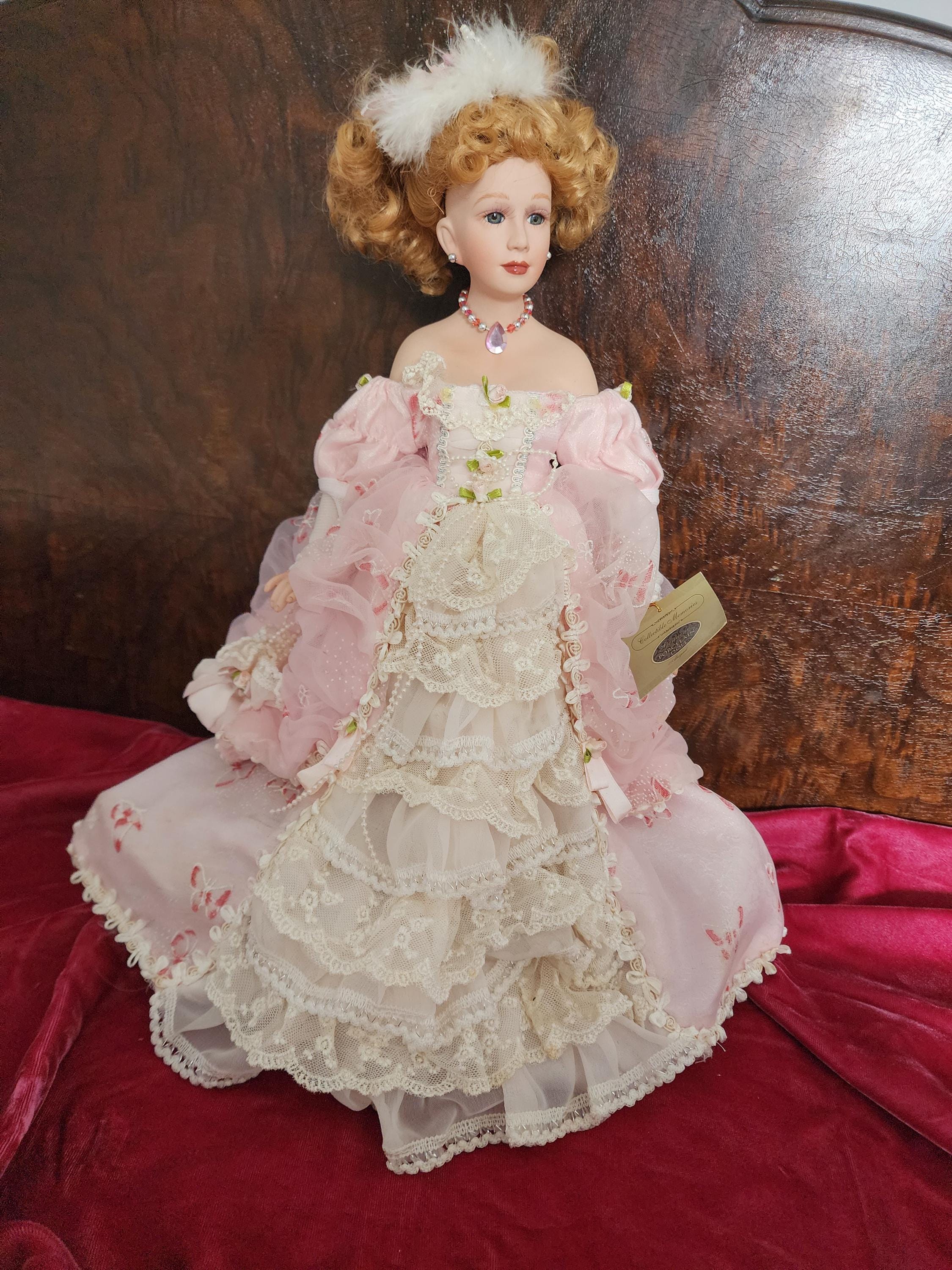 Porcelain Pink Victorian Dolls - Etsy