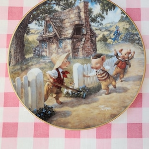 Plato decorativo tres cerditos