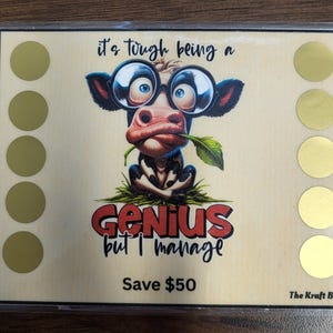 Being a Genius Savings Scratch Off Challenge