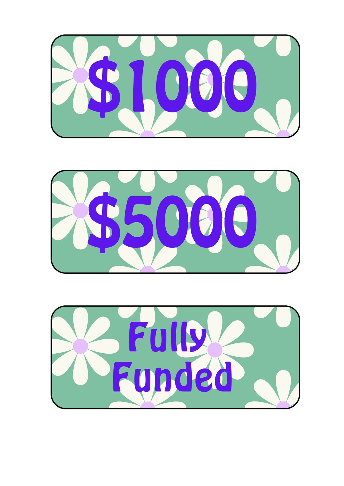 Printable Prop Money Fits A6 Binder Placeholder Cash PDF Instant ...