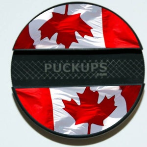 Canada - Canadian Flag - Hockey Puck Phone Stand - iPhone / Android / Samsung Galaxy / Google Pixel