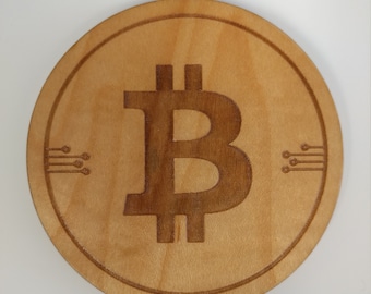 Multipack Laser Cut and Laser Engraved. 316 Stainless Steel Crypto Coasters Handmade from 1/8 