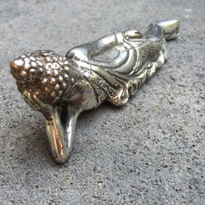 Bronze Buddha Statue Reclining Buddha Laying Buddha Silver Statue Nirvana Buddha Buddha Sculpture Buddha Gift Yoga Statue image 2