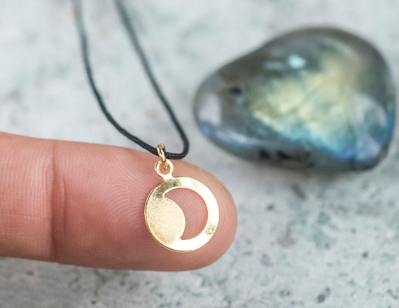 Crescent Moon Necklace Moon Choker Moon 