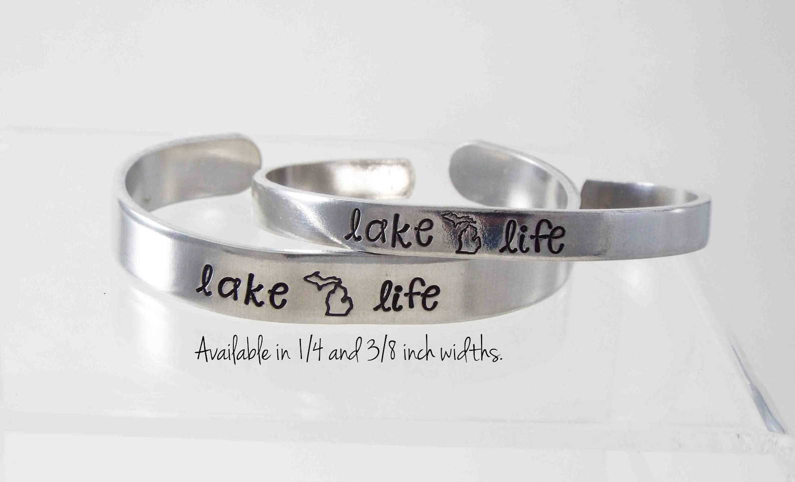 Lake Life Cuff Bracelet Lake Bracelet Michigan Bracelet Etsy