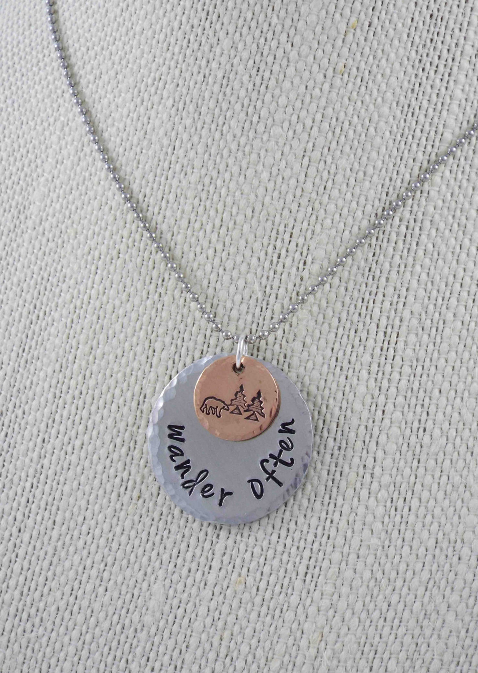 Wanderlust Wanderlust NecklaceTravel Necklace Wanderer Etsy