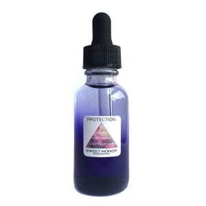 Protection Gem Essence made with Black Tourmaline, Smokey Quartz, and Dravite