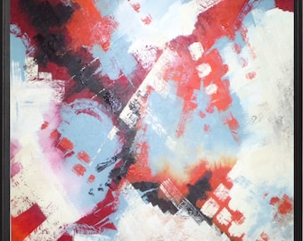 VERKOCHT - - - Veelkleurige Abstract