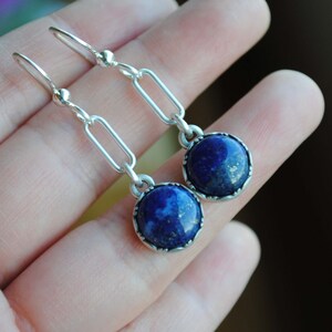 Lapis Lazuli Earrings - Lapis Lazuli Dangle Earrings - Lapis Lazuli Jewelry