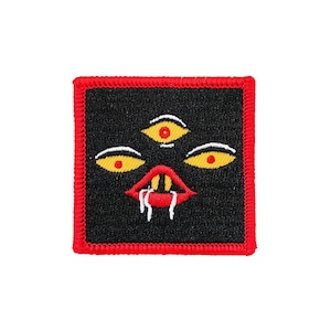 CREEP MOUTH - iron on embroidered patch