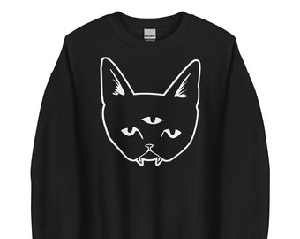 THREE EYED CAT - unisex sweatshirt