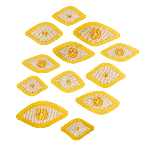 EXTRA EYES Patch Set Glow in the Dark Embroidered Patches Etsy