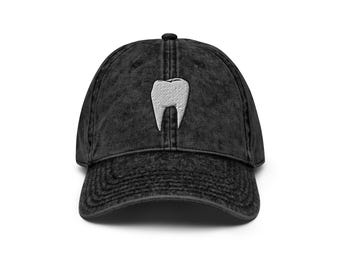 DENTE - cappello nero sbiadito