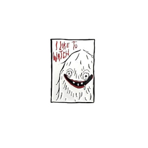 I LIKE to WATCH - enamel pin