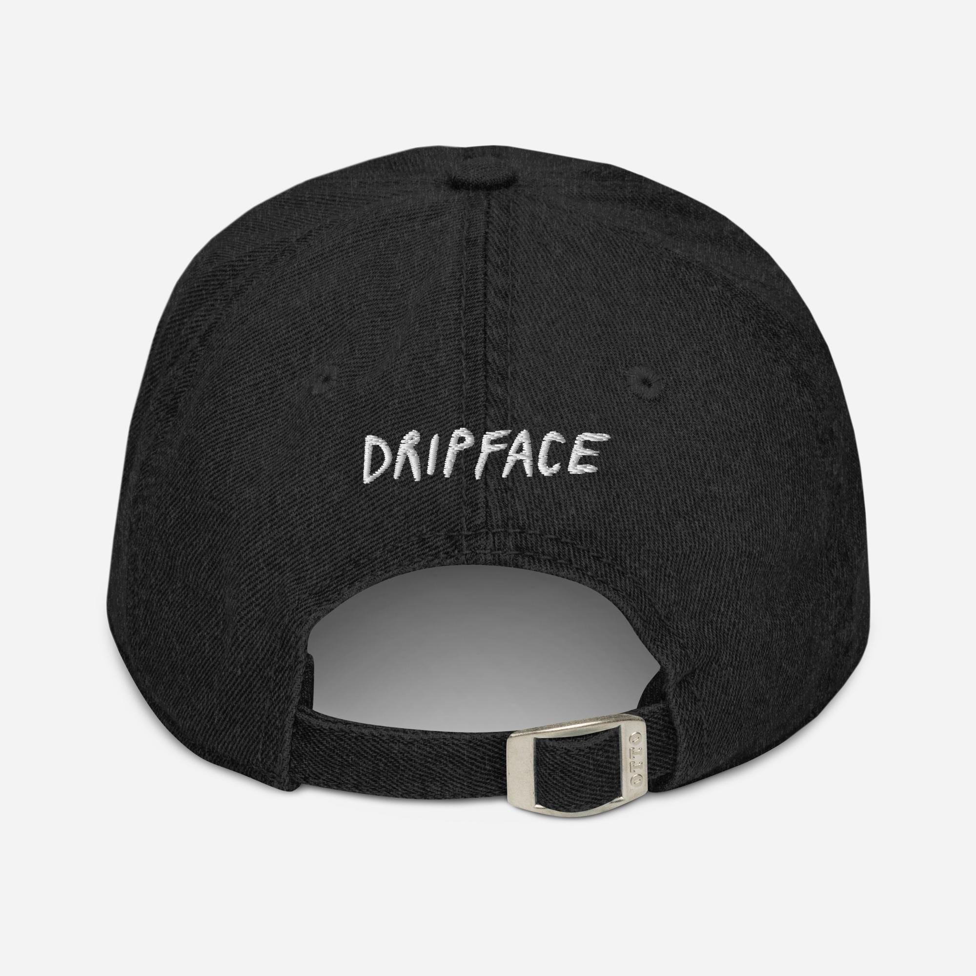 Daydreamer Embroidered Leave Me Alone Blue Corduroy StrapBack Hat - OSFM NEW HAT IN STORE. Link in bio. Custom made, unstructured  main image 3
