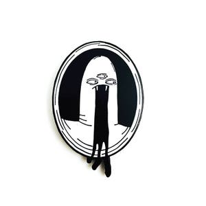 PORTRAIT of a GENTLEMAN - enamel lapel pin