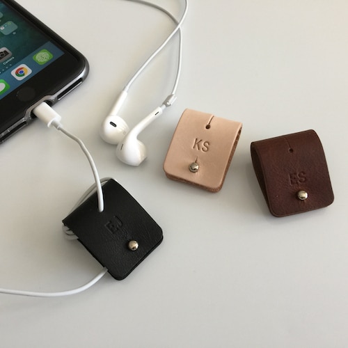 Leather Cord Holder Etsy