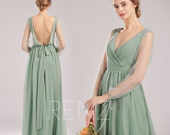 sage green bridesmaid