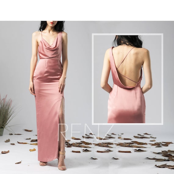 bariano rose gold sequin dress