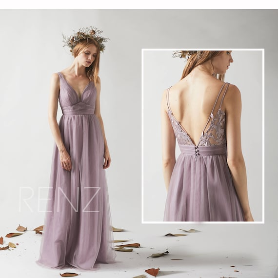 lilac dress long