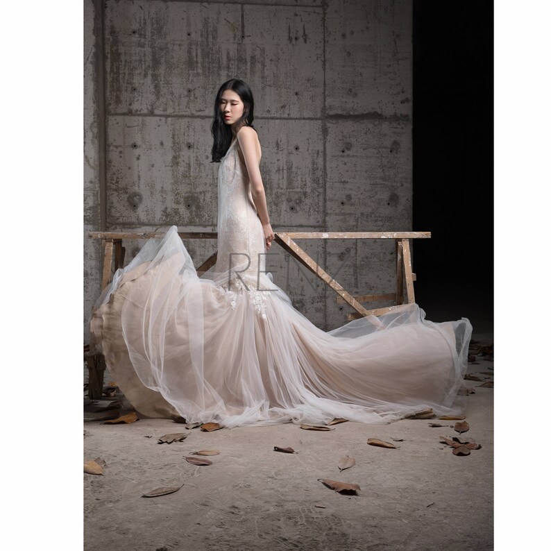 Spaghetti Strap Mermaid Dress