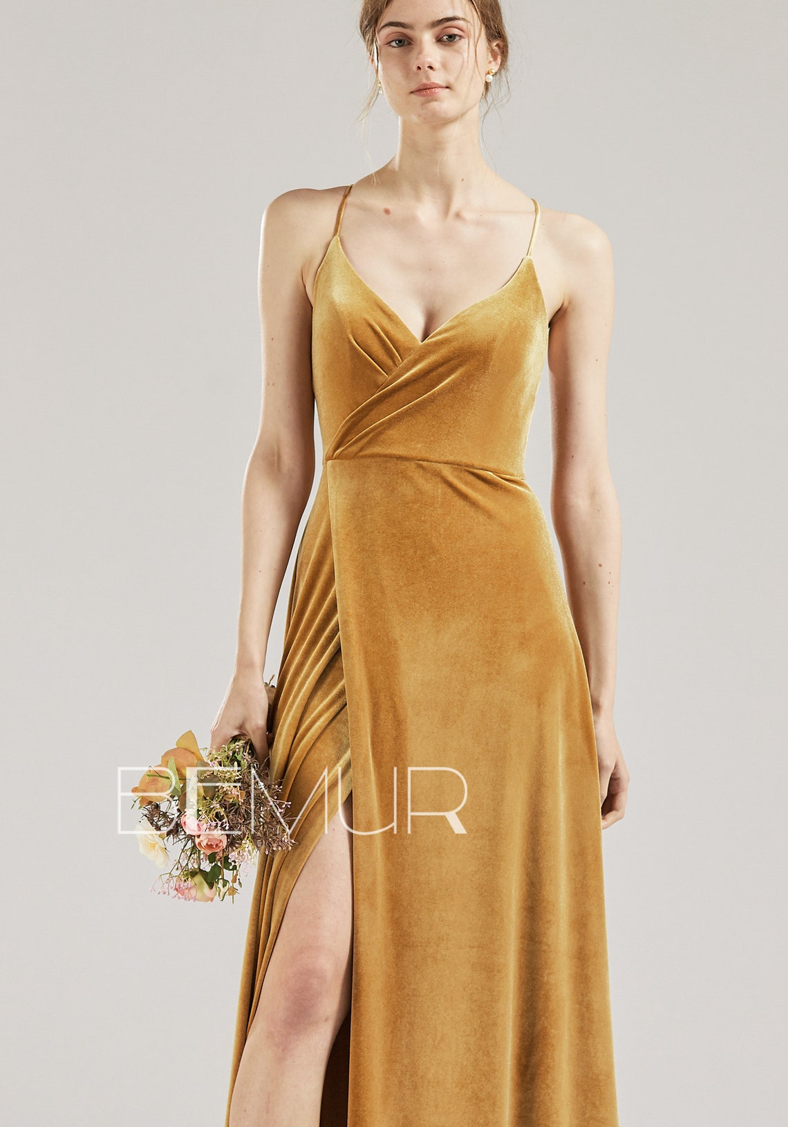 windsor ginger sequin mesh strappy gown