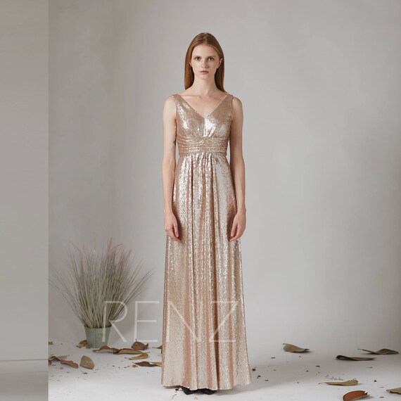 tan prom dress