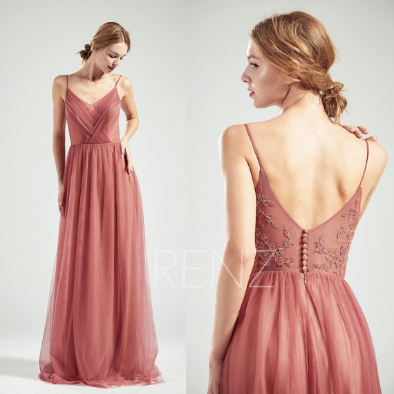canyon rose bridesmaid dresses