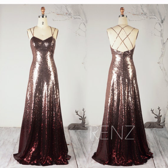 ombre party dress
